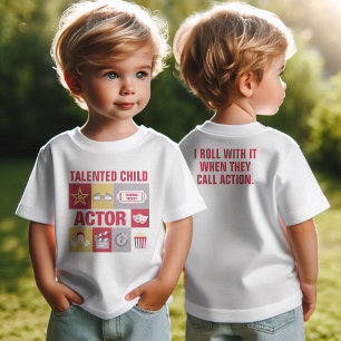 Designad Anpassningsbar för professionell Actor-ik T Shirt