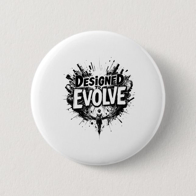 Designad att utveckla - djärv Abstrakt evolution A Knapp (Framsida)
