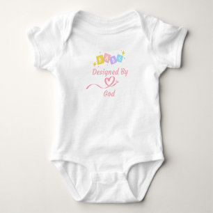 Designad av Gud Baby Bodykostym T Shirt