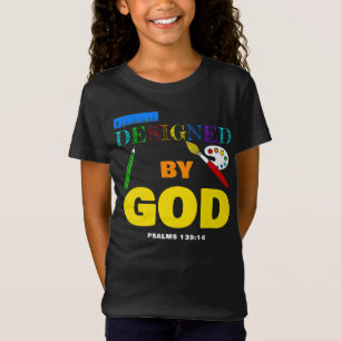 Designad av Gud - Psalms 139:14 Christian Faith   T Shirt