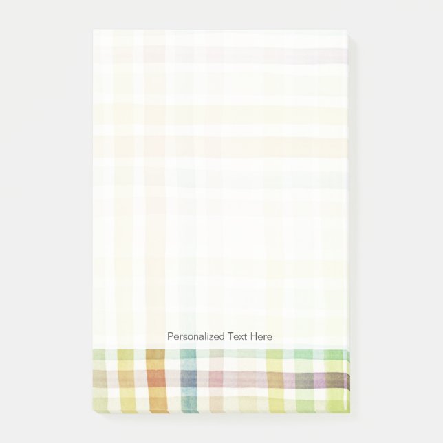 Designad bakgrund för vattenfärgskonst, struktur 2 post-it block (Framsida)