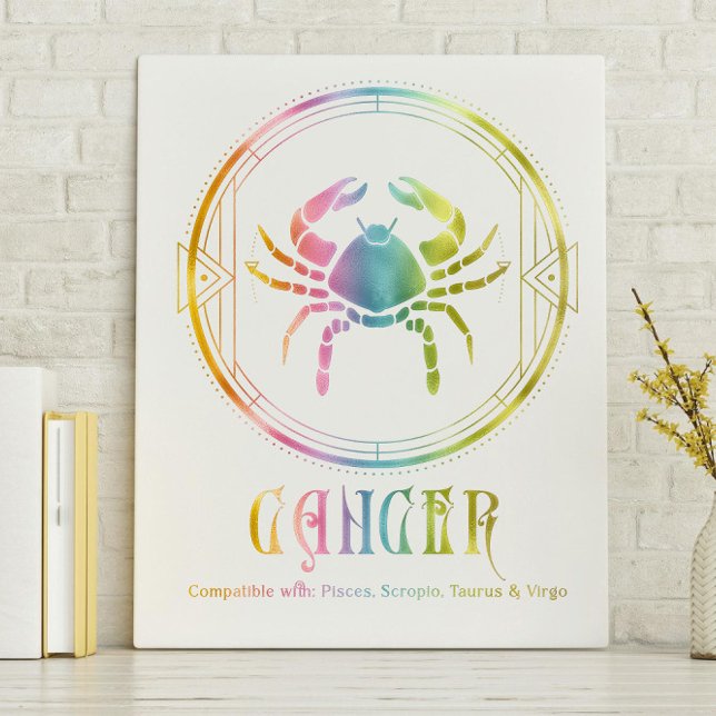Designad för cancerkompatibilitet canvastryck (Skapare uppladdad)