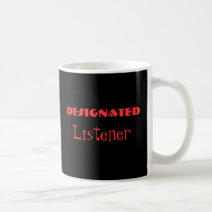 Designad lyssnare Funny Mug Kaffemugg