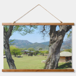 Designad med ett foto av Sydkorea, horisontell