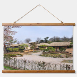 Designad med ett foto av Sydkorea, horisontell