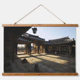 Designad med ett foto av Sydkorea, horisontell