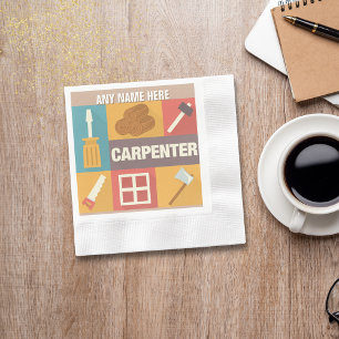 Designad professionell Carpenter Iconic Pappersservett