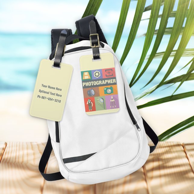 Designad professionell för fotosymbol bagagebricka (Skapare uppladdad)