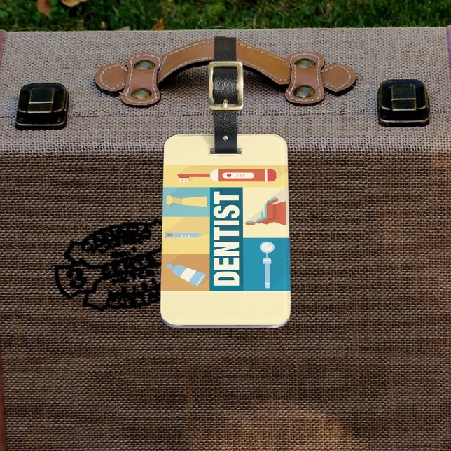 Designad professionell för tandläkarikoner bagagebricka (Skapare uppladdad)
