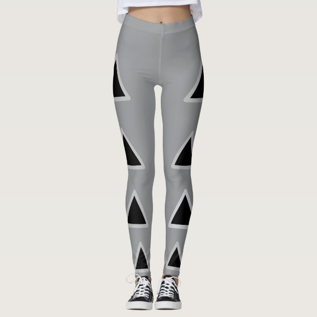 Designad triangel leggings (Framsida)
