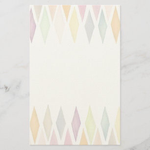 Designad vattenfärgsbakgrund brevpapper