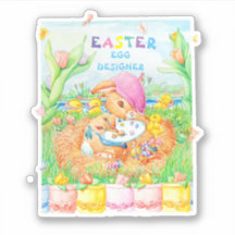 designade ägg från påsk färg.