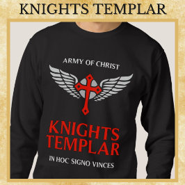 Designade insignier för Knight-mallens unika Anpas Lång Ärmad Tröja