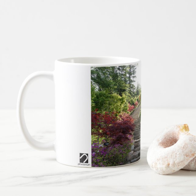 Designade med ett fotografi av Sydkorea, tryckt Kaffemugg (Med munk)