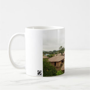 Designade med ett fotografi av Sydkorea, tryckt Kaffemugg