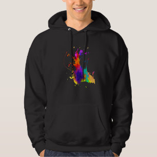 Designar Kläder Originaltryck Splash Hoodie