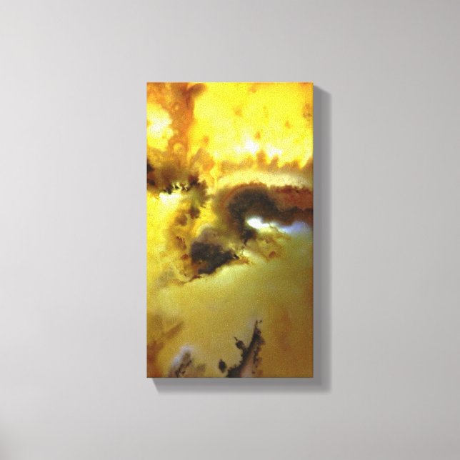 Designat foto av Vibrant Färg Mossy Agate Canvastryck (Framsida)