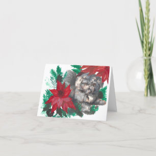 Designat julkort för valpen Puppy Helgkort