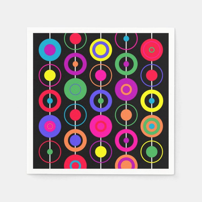 Designcirklar Pappersservett (Framsidan)