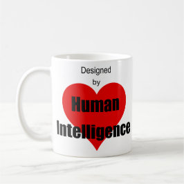 Designed by Human Intelligence Kaffemugg