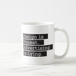 Designen är ärlig - svarten kaffemugg