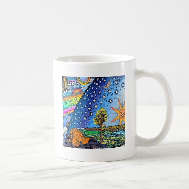 Designen för jord för den Flammarion Kaffemugg (Höger)
