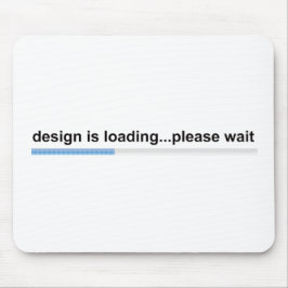 designen laddar musmatta