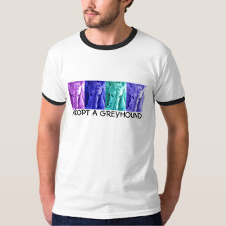 Designen Mx4 ADOPTERAR en VINTHUNDutslagsplats Tee Shirt