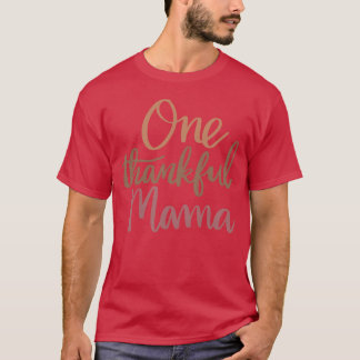 DESIGNEn tacksam mamma cool 70-tals familj T Shirt