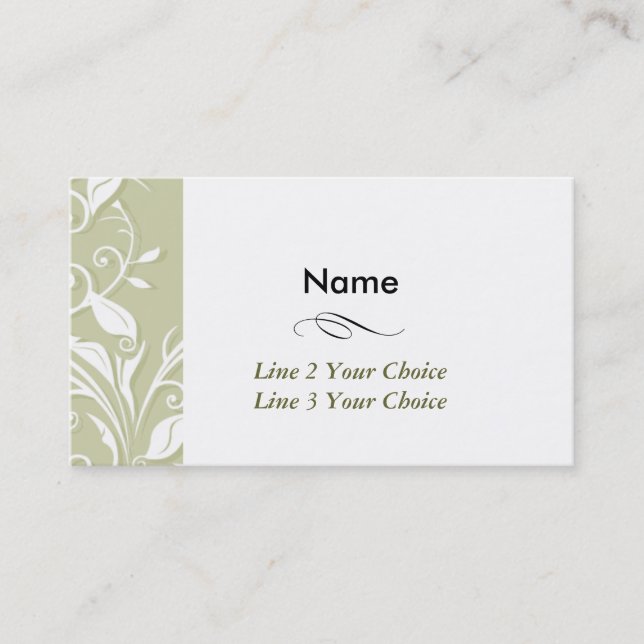 Designer-Affärskort Visitkort (Framsida)