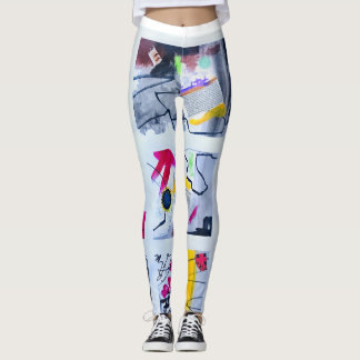Designer Art stil retro abstrakt vintage legginss Leggings