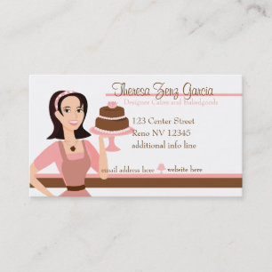 Designer Bakedgoods-Cake Visitkort