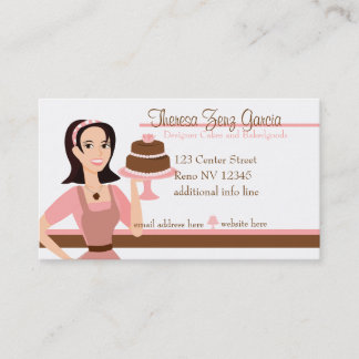 Designer Bakedgoods-Cake Visitkort