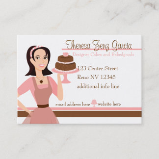 Designer Bakedgoods-Cake Visitkort