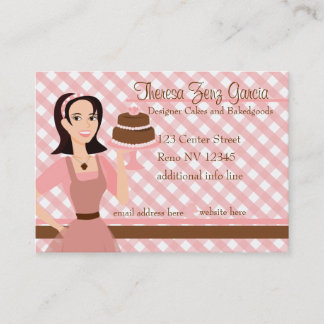 Designer Bakedgoods-Cake Visitkort