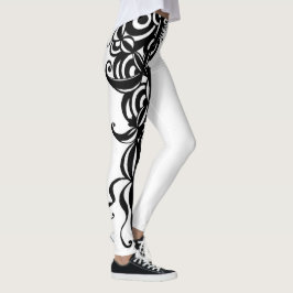 Designer Bläck Leggings