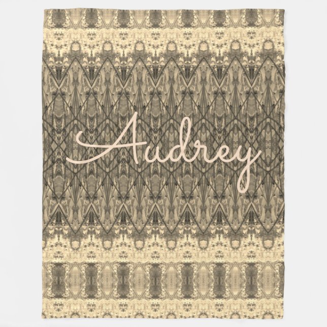 Designer Blanket för bil eller resor Fleecefilt (Framsidan)