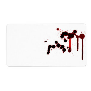 Designer Blood Splatter Fraktsedel
