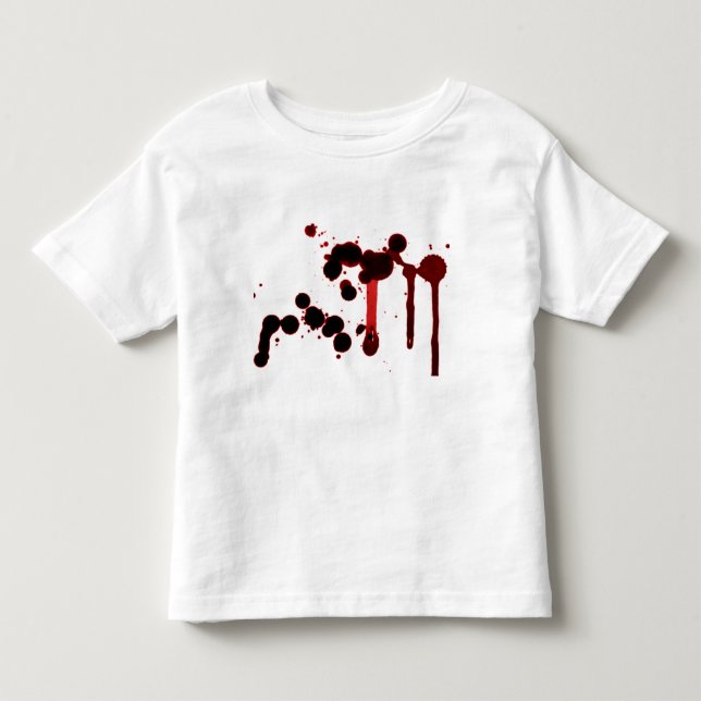 Designer Blood Splatter T-shirt (Framsida)