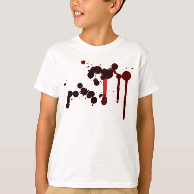 Designer Blood Splatter T-shirt (Framsida)