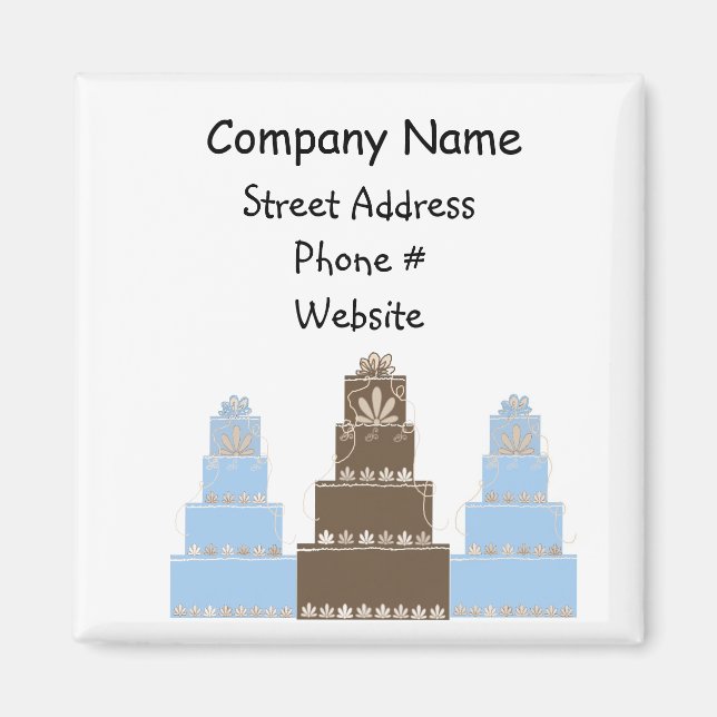 Designer Cakes Magnet (Framsidan)