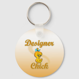 Designer-Chick Nyckelring