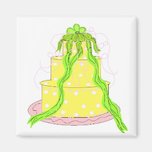 Designer Citronkaka Magnet