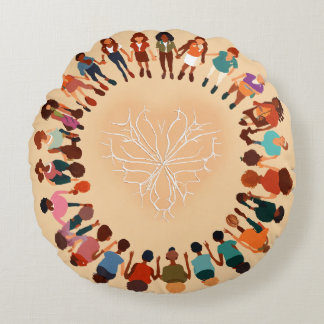 Designer Cushion Cover Rund Kudde