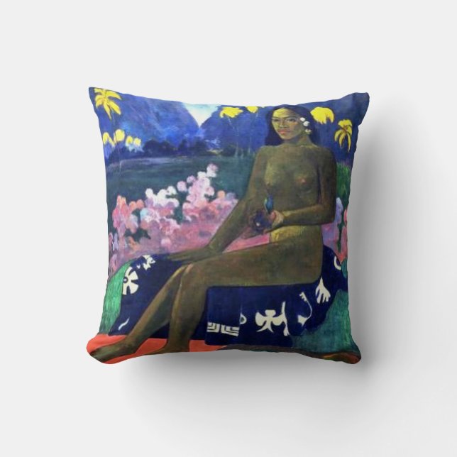 DESIGNER DEKORATIV KUDDE - GAUGHIN ARTWORK - GIFTS (Framsida)