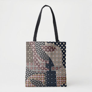Designer Earth Tote Tygkasse