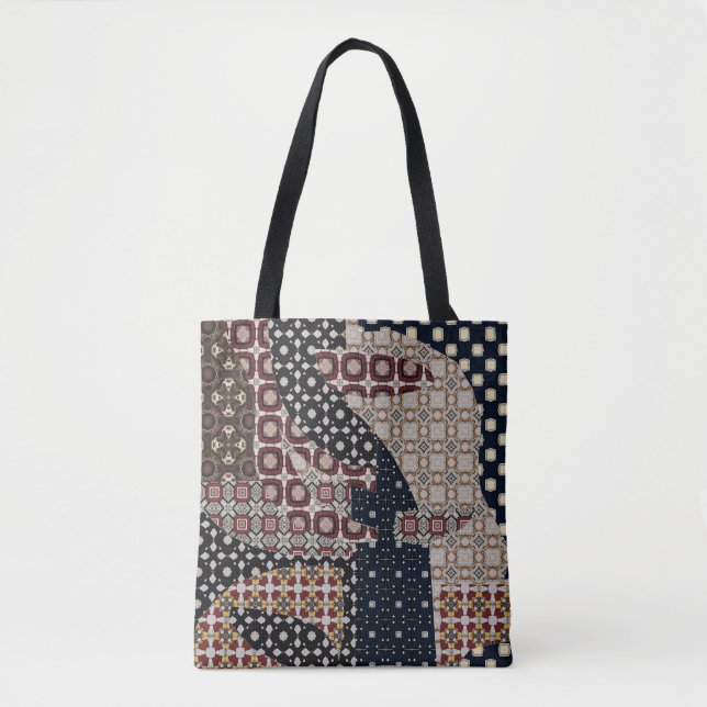 Designer Earth Tote Tygkasse (Framsida)