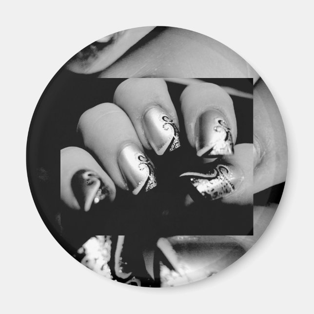 Designer Fingernails Magnet (Framsidan)