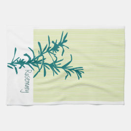 Designer för kryddarosmarinkök kökshandduk