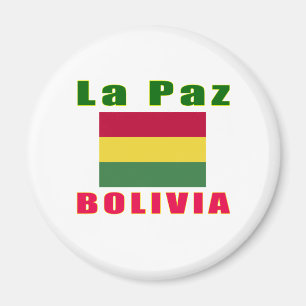 Designer för LaPaz Bolivia huvudstad Magnet